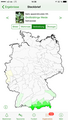 Verbreitungskarten zeigen das Areal der Art in Deutschland